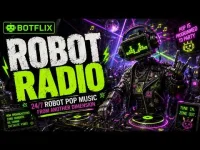 Botflix aiTV: Robot Radioo logo