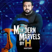 Modern Marvels Presented by History logo