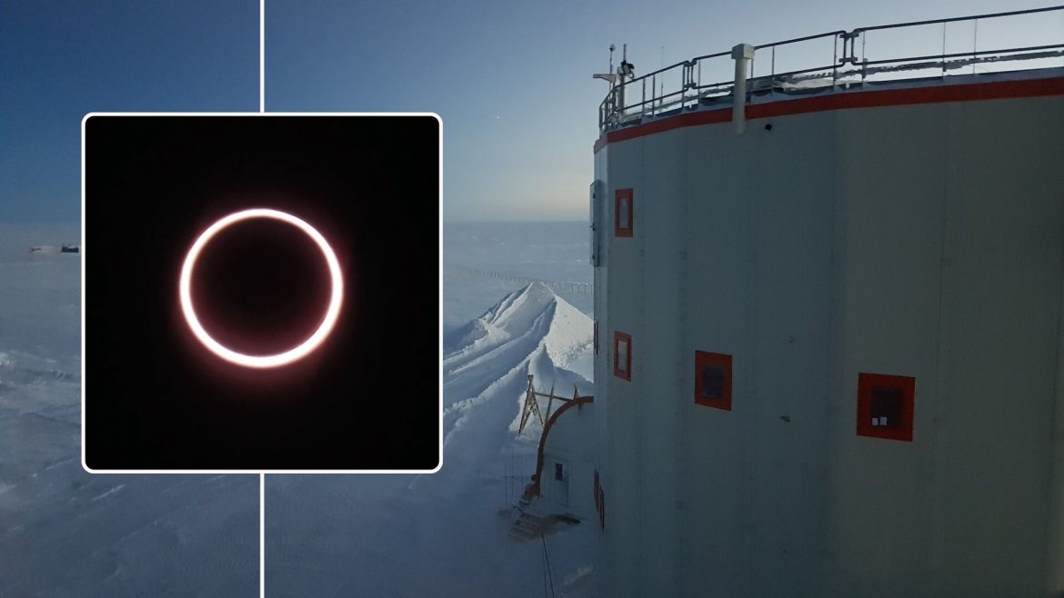 Concordia Scientist Captures Rare Antarctic Annular Eclipse Photo From Isolation